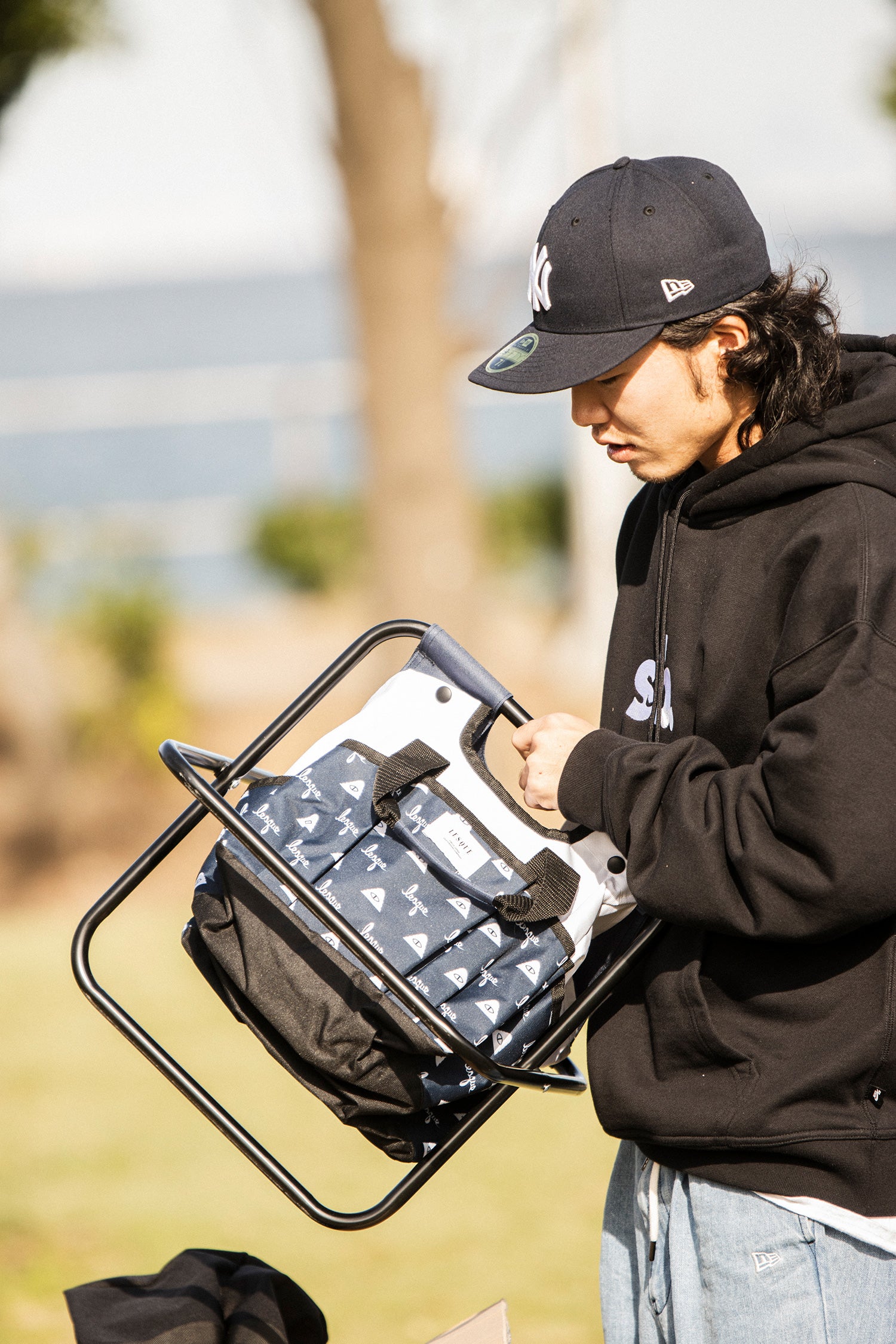 LESQUE × POLER ナイロンキャップ / ネイビー POLER|ポーラー】EMB NYLON CAP(NAVY)公式通販 正規取扱店