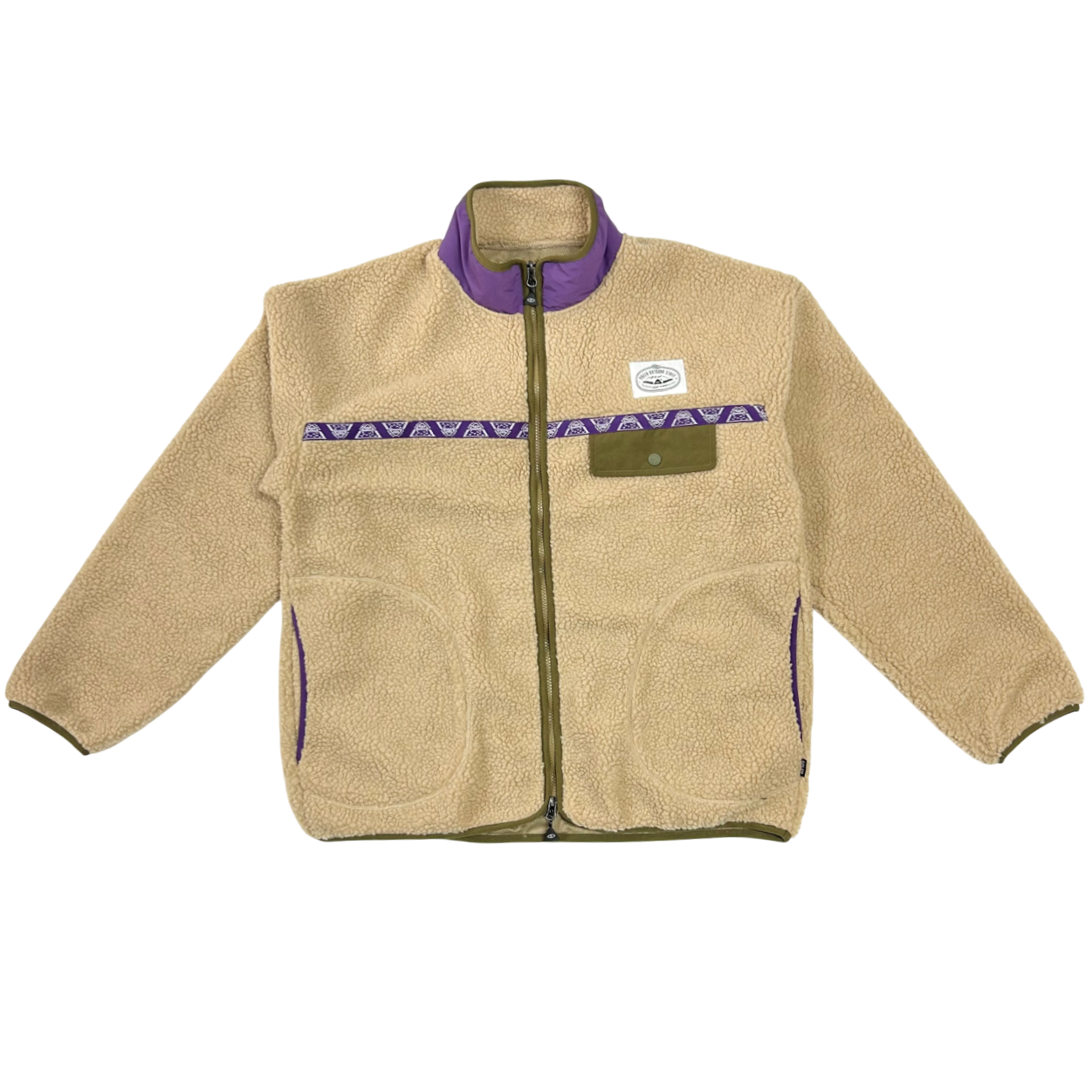 JACQUARD SHERPA JACKET