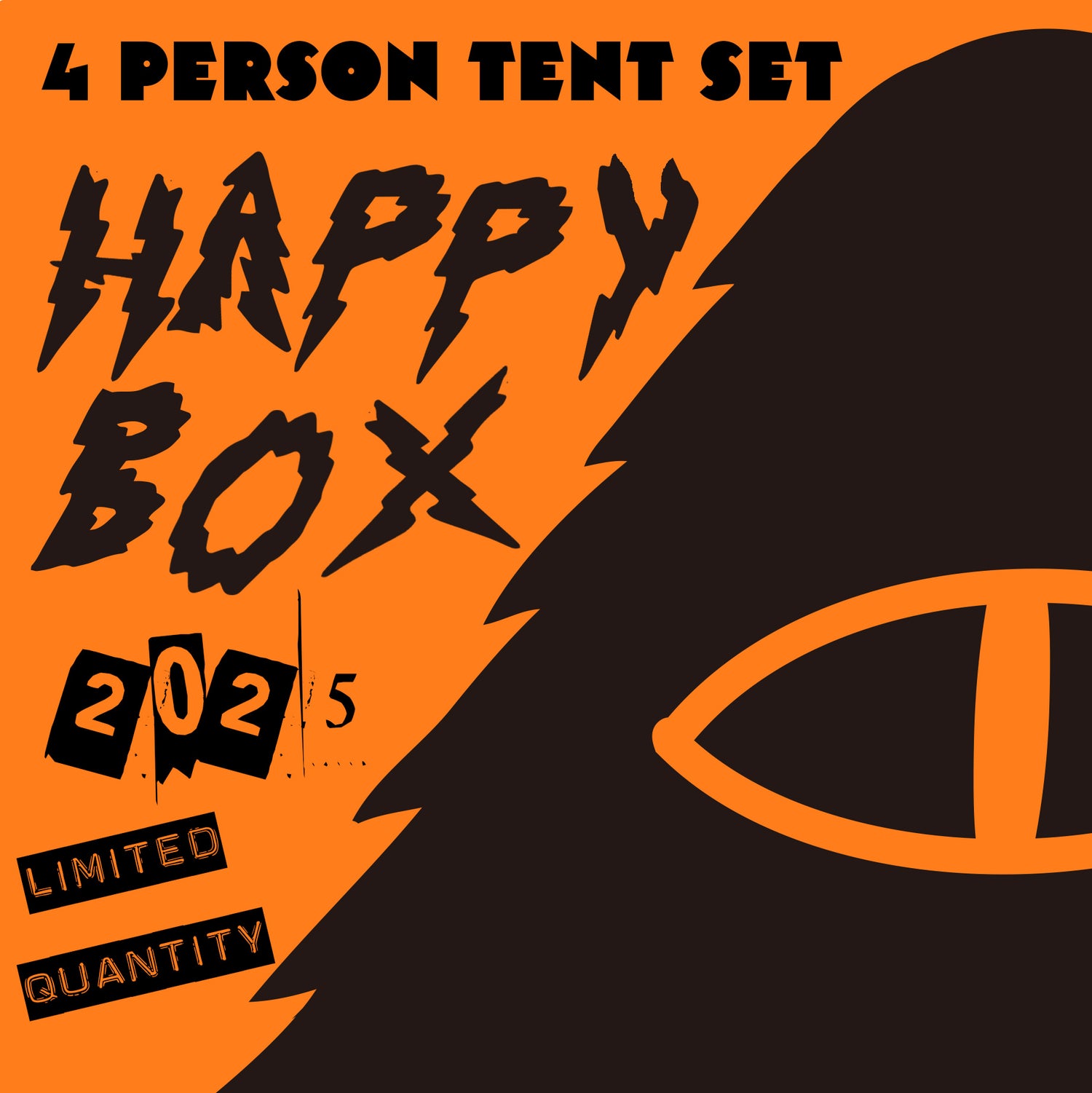 【数量限定販売】4 PERSON TENT SET【6万円相当】